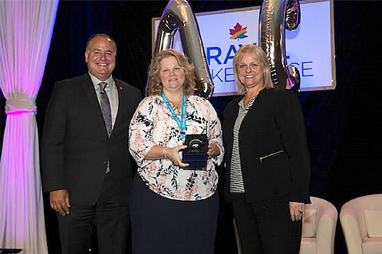 Steve Goodfellow, Air Canada; Lisa Koppert, Nexion Canada; Wendy Paradis, ACTA