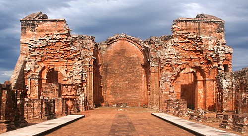La mission de Trinidad, au Paraguay. La mission de Trinidad, au Paraguay.