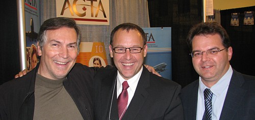 Robert Turcotte, Donovan Gaudette et Jean-Luc Beauchemin de l'ACTA