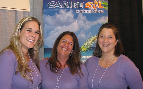 Caroline Gagnon, Danielle Frappier et Julie Bélanger de Caribe Sol