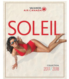 La brochure Soleil de Vacances Air Canada - Guy Marchand en entrevue 