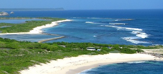 La Pointe Des Châteaux à l'extremité Est de la Grande Terre