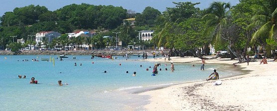 La plage publique de Sainte Anne