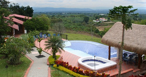 L' Hacienda Combia, près de Calarca.