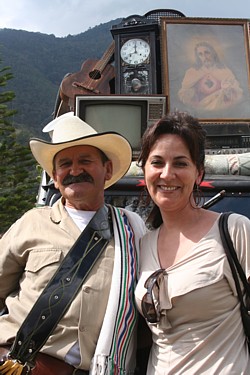 Patricia Pérez Aguilar, de Canandes, dans la vallée de la Cocora