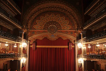 Le théâtre Juarez où se tient le festival Cervantino
