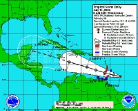 La tempête tropicale Emily se renforce et menace les Caraïbes