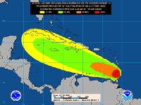 La tempête tropicale Emily se mue en ouragan à l'approche de la Grenade