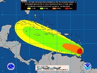 La tempête tropicale Emily se mue en ouragan à l'approche de la Grenade La tempête tropicale Emily se mue en ouragan à l'approche de la Grenade
