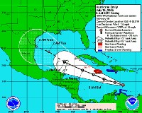 Emily frappe la Grenade et se renforce, en route vers le Yucatan. Emily frappe la Grenade et se renforce, en route vers le Yucatan.