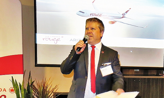 François Choquette, directeur ventes spécialisées et Québec d'Air Canada.