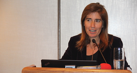 Ana Mendes Godinho, la Secrétaire d'État au tourisme du Portugal, s'est adressée aux invités.