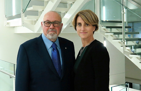 Jean-Marc Eustache, président et chef de la direction de Transat, et Annick Guérard, chef de l’exploitation de Transat