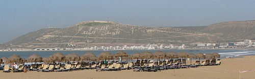 Sur la plage d'Agadir Sur la plage d'Agadir