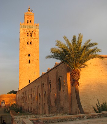 Le minaret de la Koutoubia Le minaret de la Koutoubia