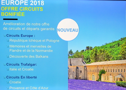 Transat  présente sa collection Europe 2018