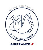 Air France dévoile le logo de son 60 ème anniversaire de présence au Canada