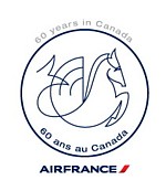 Air France dévoile le logo de son 60 ème anniversaire de présence au Canada Air France dévoile le logo de son 60 ème anniversaire de présence au Canada