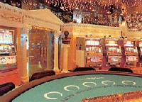 Section casino sur le Crystal Harmony