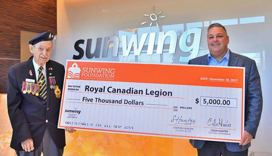 La Fondation Sunwing honore les anciens combattants