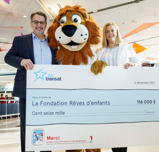 Envolez-vous à la recherche du père Noël : une 13e édition remplie de magie grâce à Air Transat et la Fondation Rêves d’enfants