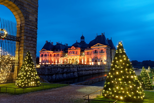 Le Château de Vaux-le-Vicomte propose toujours des animations des Fêtes, très populaires ( Crédit : Collectif Image)