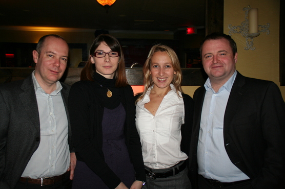 Christophe Trognon, directeur; Aurélie Etienne, Loc Appart Canada; Mélodie Flanagan, responsable communication et marketing; Erwan Even, Directeur Canada.