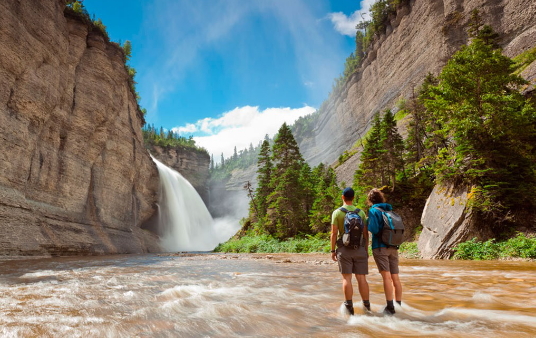 Sur l'île d'Anticosti ( cr.photo SEPAQ)