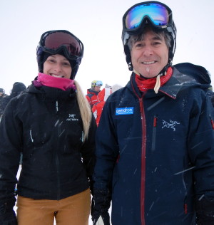 Jennifer Brousseau, de Sportvac, et Paul Dubrûle, de Gendron, sur les pistes du Grand Massif-A.Pelouas