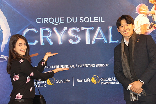 Las Vegas remercie des partenaires avec le spectacle Crystal du Cirque du Soleil 