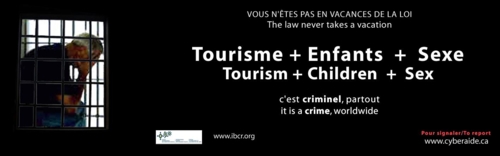 Au Québec, l’industrie du voyage et du tourisme dit « non » au tourisme sexuel impliquant des enfants
