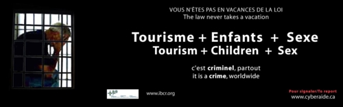 Au Québec, l’industrie du voyage et du tourisme dit « non » au tourisme sexuel impliquant des enfants Au Québec, l’industrie du voyage et du tourisme dit « non » au tourisme sexuel impliquant des enfants