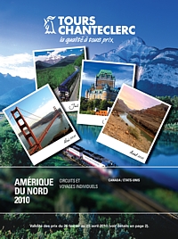 Nouvelle brochure Amérique du Nord et 2 éducotours chez Tours Chanteclerc Nouvelle brochure Amérique du Nord et 2 éducotours chez Tours Chanteclerc