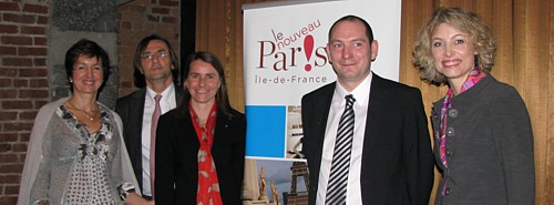 Sylvie Legars, C.R.T. Paris Ile-de-France; Jean-Philippe Pérol D.G. Atout France Amériques; Bénédicte Duval, VP et D.G. Canada de Air France; Nicolas Barret, D.G. adj.  C.R.T. Paris Ile-de-France et Caroline Putnoki D.G. Canada de Atout France Sylvie Legars, C.R.T. Paris Ile-de-France; Jean-Philippe Pérol D.G. Atout France Amériques; Bénédicte Duval, VP et D.G. Canada de Air France; Nicolas Barret, D.G. adj.  C.R.T. Paris Ile-de-France et Caroline Putnoki D.G. Canada de Atout France