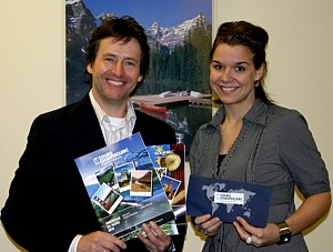 Katrine Jomphe de Voyages Sears Place Laurier avec Sylvain Ouellet de Tours Chanteclerc. Katrine Jomphe de Voyages Sears Place Laurier avec Sylvain Ouellet de Tours Chanteclerc.