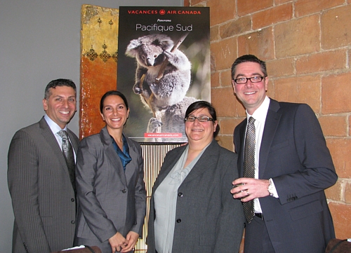 Nino Montagnese, Pina Guercio, Zeina Gedeon et Phil Blain Nino Montagnese, Pina Guercio, Zeina Gedeon et Phil Blain