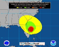 Ophelia touche la Floride