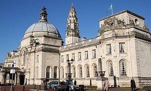 L' Hôtel de ville de Cardiff