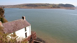 la maison de Dylan Thomas, à Laugharne, devenu un musée.