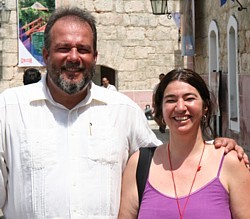 Notre journaliste , Nathalie De Grandmont et le Ministre du tourisme Manuel Marrero Cruz