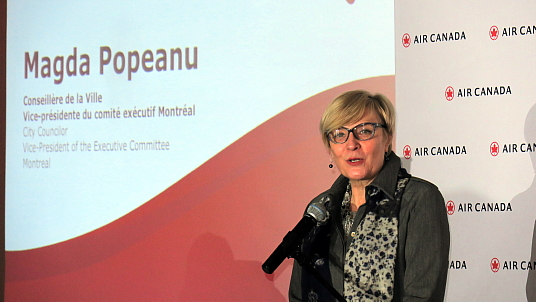 Magda Popeanu, conseillère de la ville , v-p du comité exécutif de Montréal Magda Popeanu, conseillère de la ville , v-p du comité exécutif de Montréal