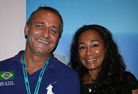 Paul-Eric Moudant, administrateur et Inès Bouchaut-Choisy, directrice du Comité du tourisme de Saint-Barthélémy Paul-Eric Moudant, administrateur et Inès Bouchaut-Choisy, directrice du Comité du tourisme de Saint-Barthélémy