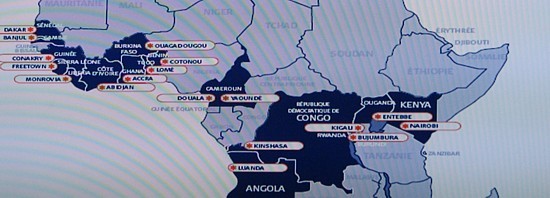 Le réseau africain de Brussels Airlines