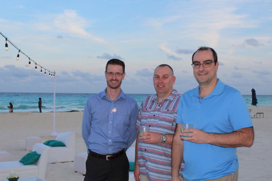 Tim Paul, WestJet; Richard Job, Flight Centre; George Kalogeris, Expedia