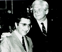 Les fondateurs du Club Med Gilbert Trigano et Gérard Blitz étaient là en pensée Les fondateurs du Club Med Gilbert Trigano et Gérard Blitz étaient là en pensée