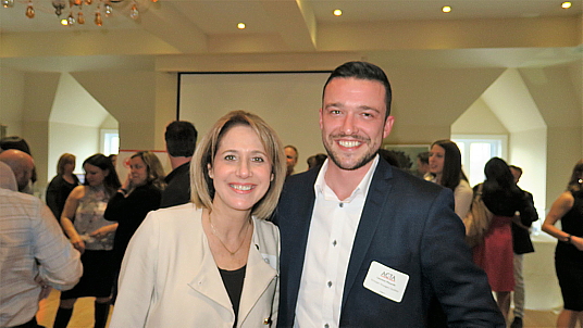 Louise Fecteau (Transat) et Laurent Plourde (GVQ)