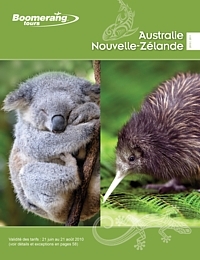 Boomerang Tours: la nouvelle brochure Australie et Nouvelle Zélande en cours de distribution Boomerang Tours: la nouvelle brochure Australie et Nouvelle Zélande en cours de distribution