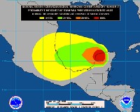 La tempête Stan frappe le Yucatan La tempête Stan frappe le Yucatan