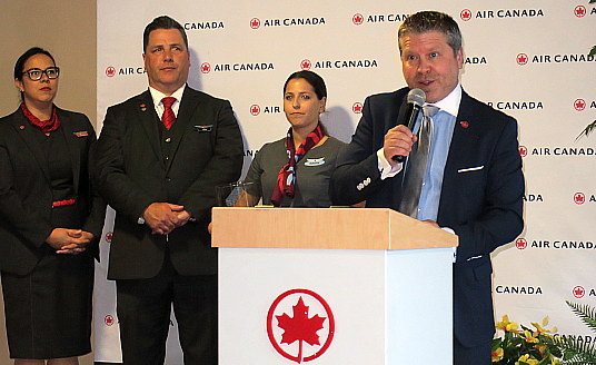 François Choquette, directeur gestion du chiffre d'affaires routes transatlantiques d'Air Canada François Choquette, directeur gestion du chiffre d'affaires routes transatlantiques d'Air Canada