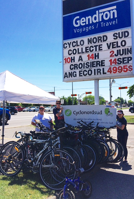 Deux agences collectent des vélos pour Cyclo Nord Sud 